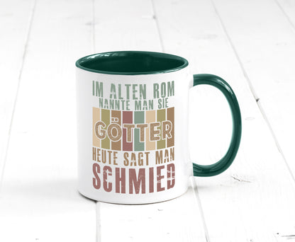 Heute sagt man: Schmied | schmieden lustig Humor Geschenkidee Geschenk Tasse