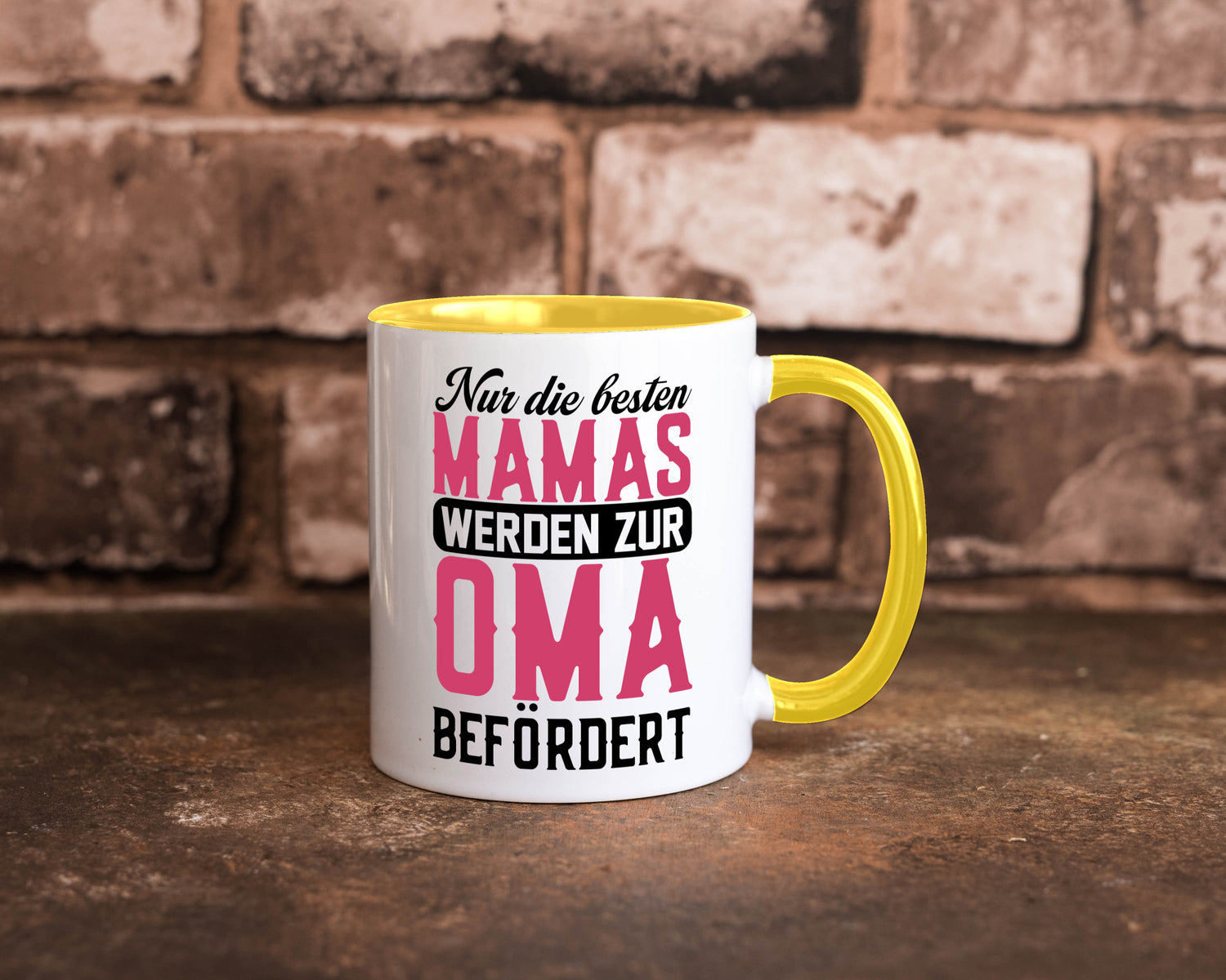 Beste Mama wird zur Oma befördert | Großmutter lustiger Spruch Geschenk Familie