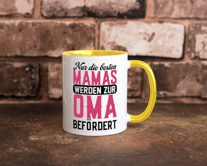 Beste Mama wird zur Oma befördert | Großmutter lustiger Spruch Geschenk Familie