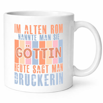 Heute sagt man: Druckerin | Druckerei Print Medien Humor Geschenkidee Tasse