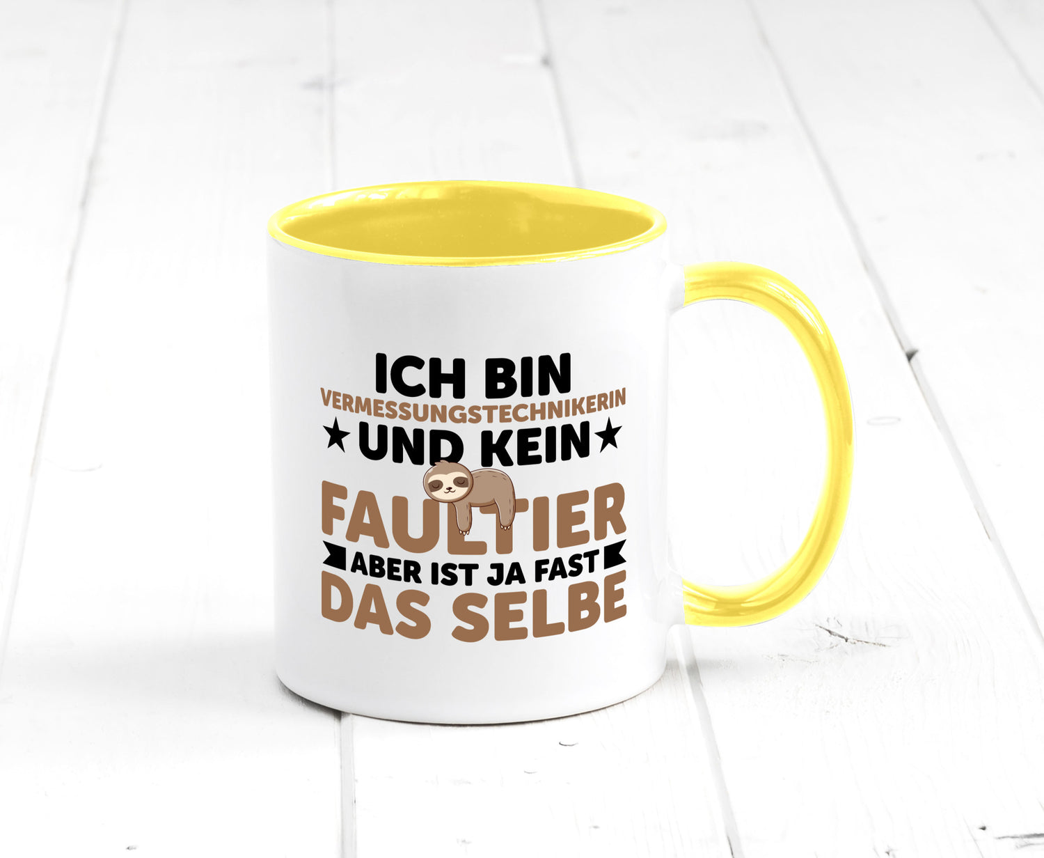 Ich bin kein Faultier: Vermessungstechnikerin | Techniker v2 lustiger Spruch