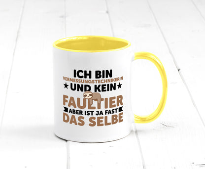 Ich bin kein Faultier: Vermessungstechnikerin | Techniker v2 lustiger Spruch