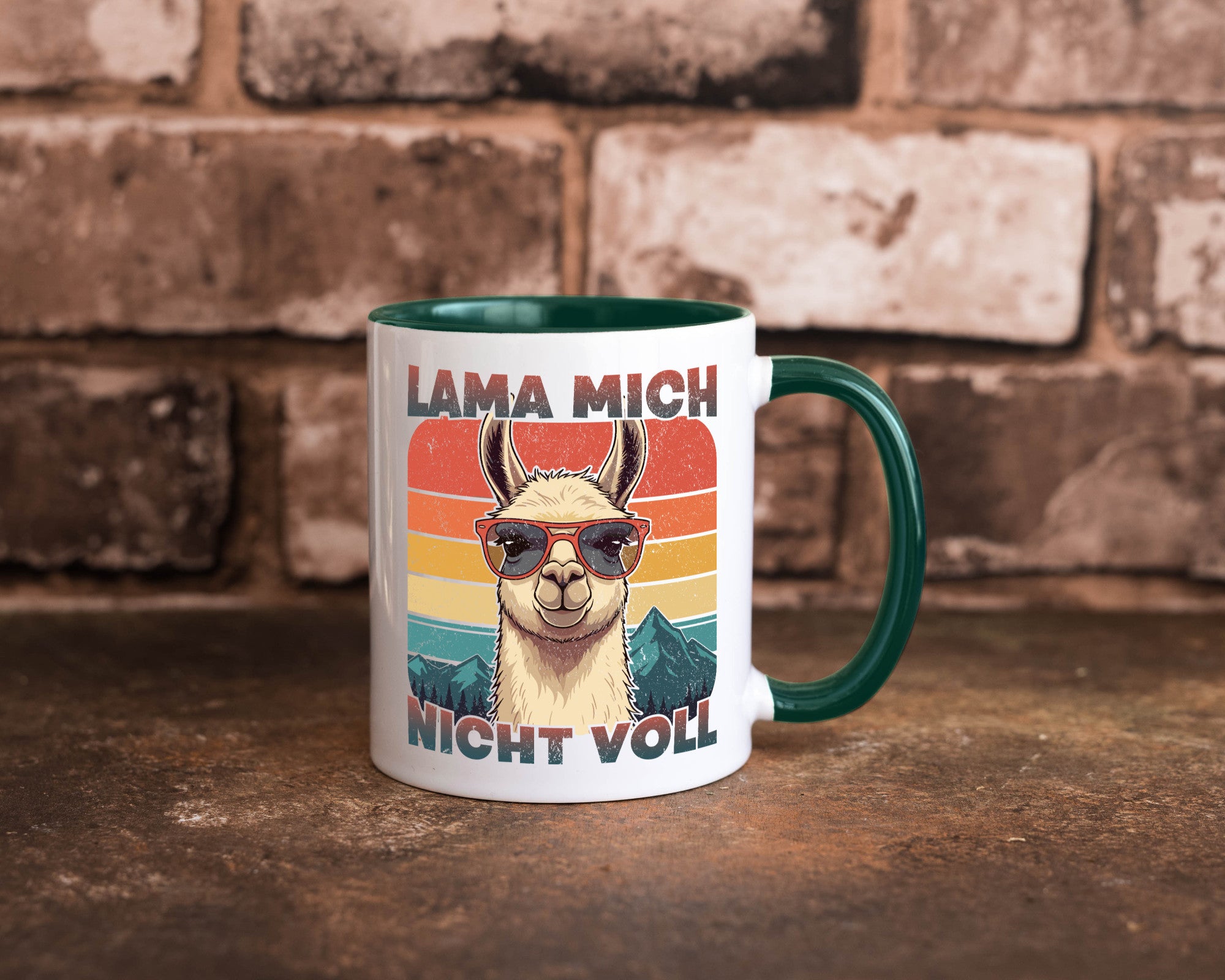 Lama mich nicht voll | Alpaka Kamel Retro lustig Humor Geschenkidee Geschenk