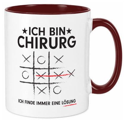 Lösung finden: Chirurg | Medizin Chirurgie v2 Geschenk Humor Geschenkidee