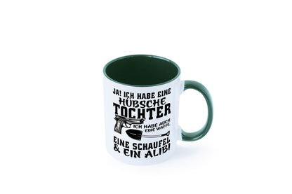 Hübsche Tochter Geschenk Familie Geschenkidee lustiger Spruch Tasse