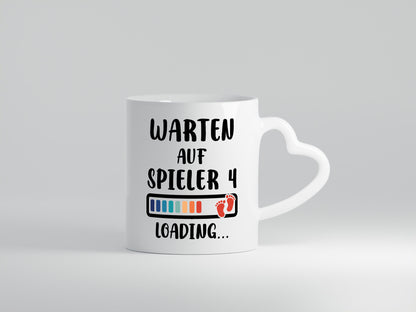 Warten auf Spieler 4 | Ankündigung Schwangerschaft lustig Humor Geschenkidee