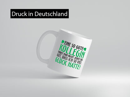 Gute Arbeitskollegin Geschenk Arbeit Kollegen Büro lustiger Spruch Tasse