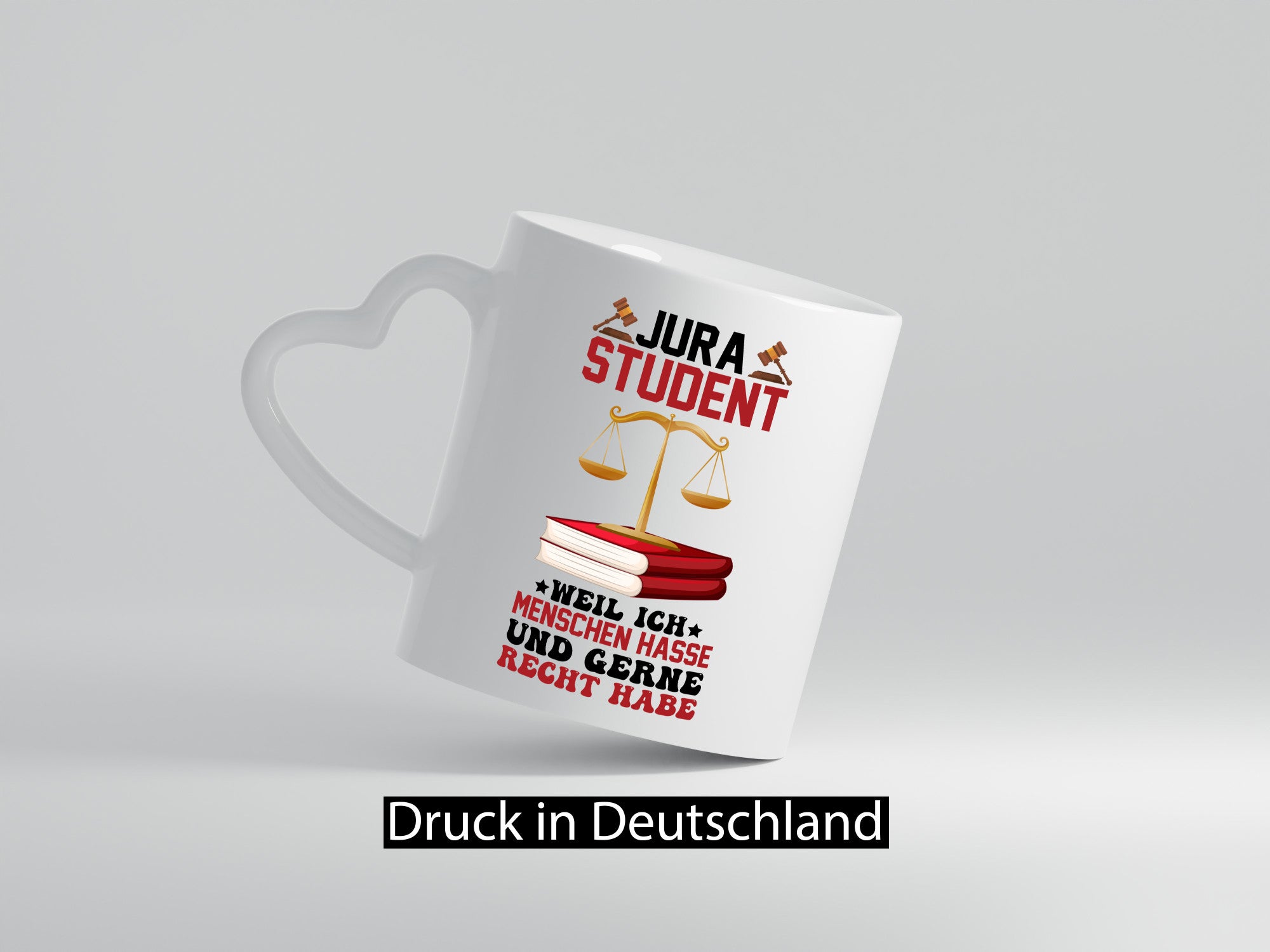 Jura Student | Hasst Menschen Jurist Geschenkidee Humor Tasse