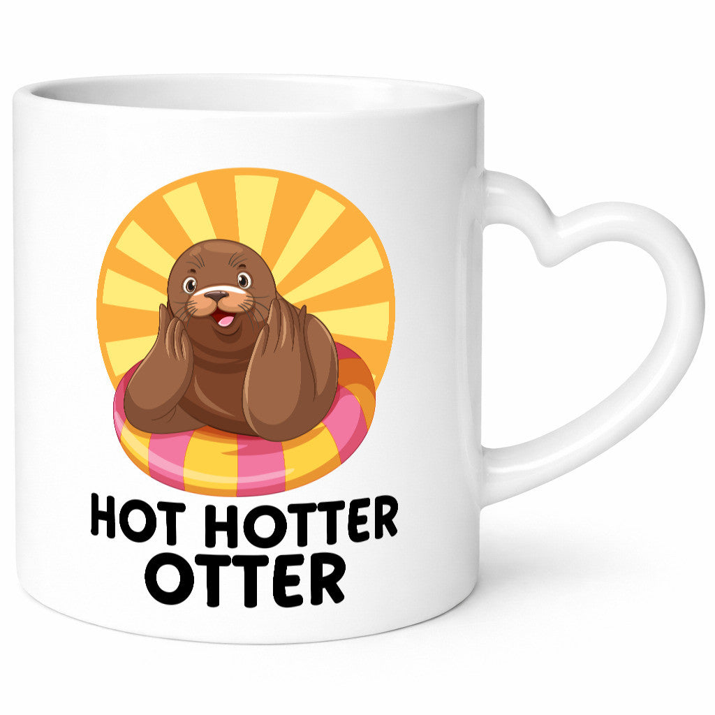 Hot Hotter Otter | Otterliebe lustig Humor Geschenkidee Geschenk Tasse