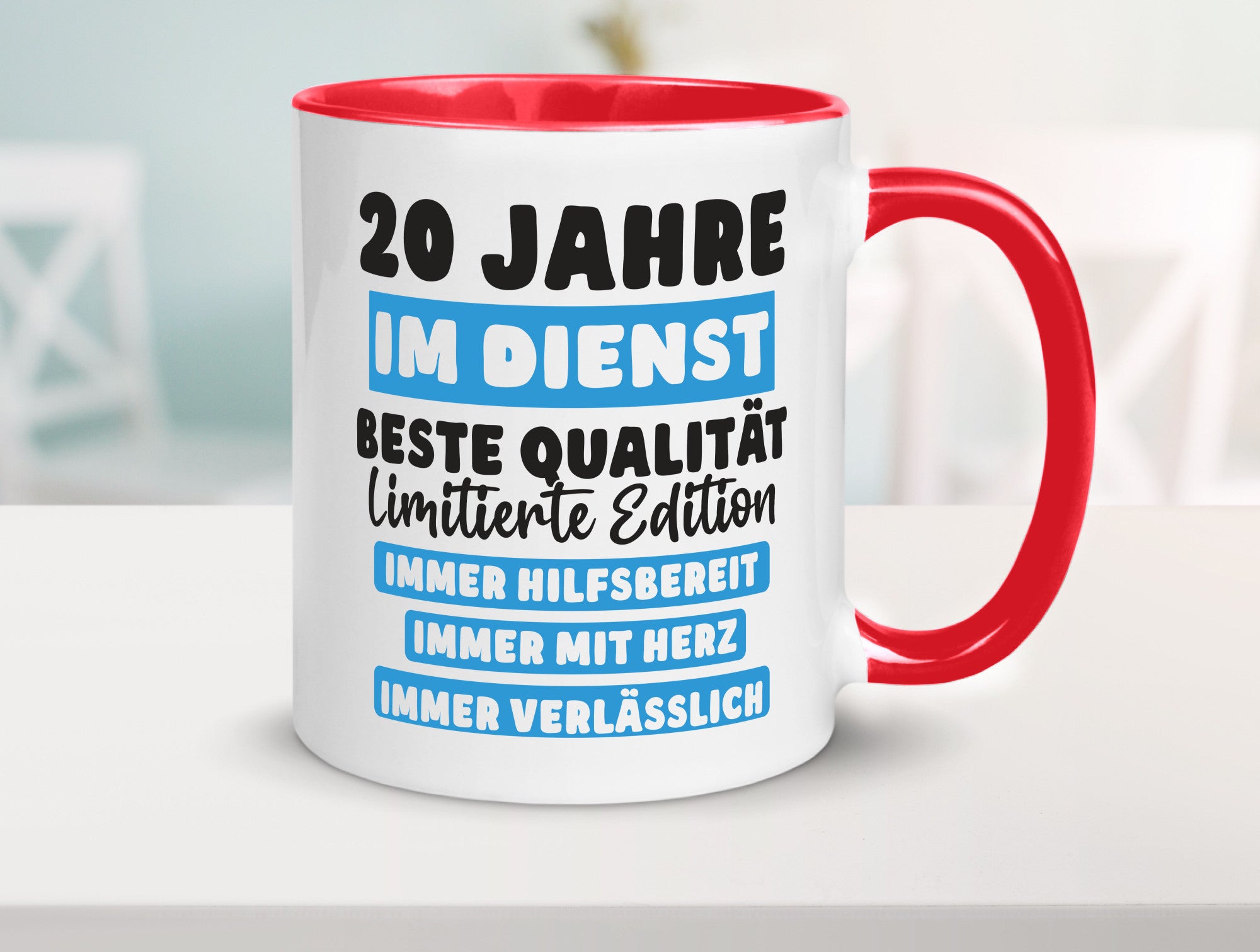20 Jahre im Dienst | Jubiläum Arbeit v6 Geschenk Kollegen Büro lustiger Spruch