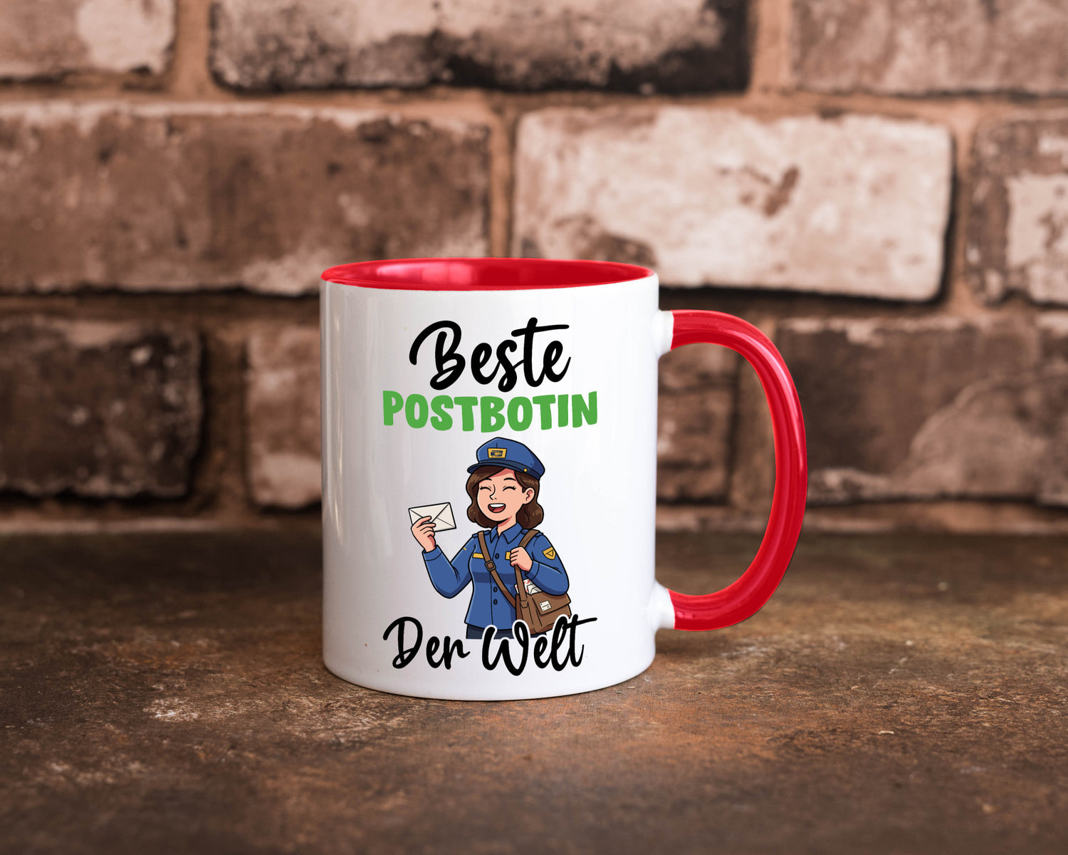 Beste Postbotin | Beruf Post Briefträger v2 lustig Arbeit Kollegen Büro
