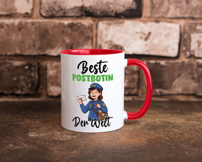 Beste Postbotin | Beruf Post Briefträger v2 lustig Arbeit Kollegen Büro