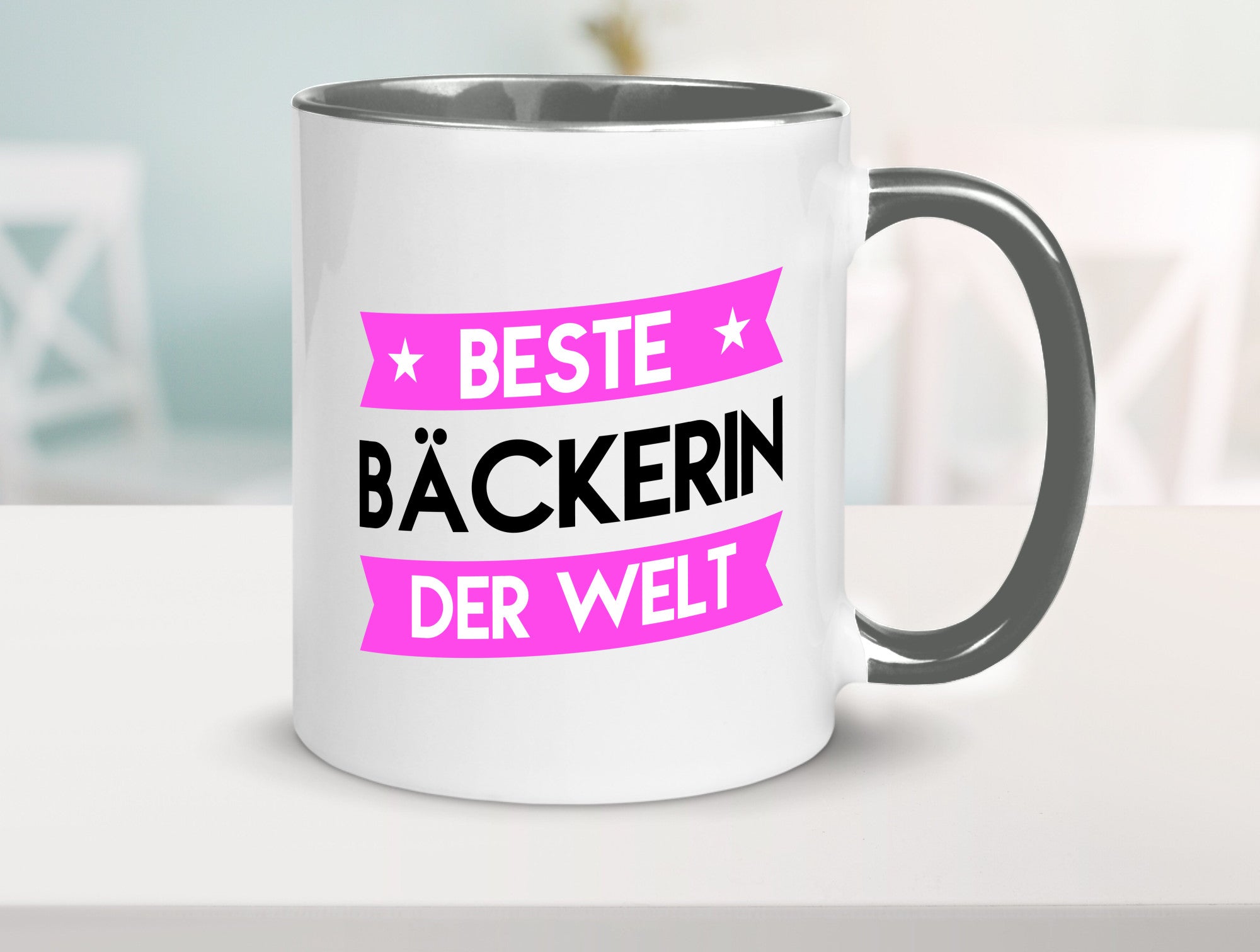 Beste Bäckerin | Bäckerei Frauen Backen lustig Humor Geschenkidee Geschenk Tasse