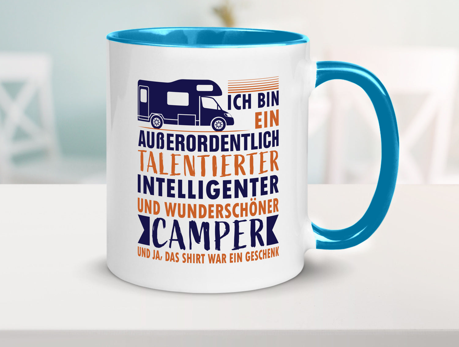 Talentierter | Intelligenter Wunderschöner Camper lustiger Spruch Geschenk