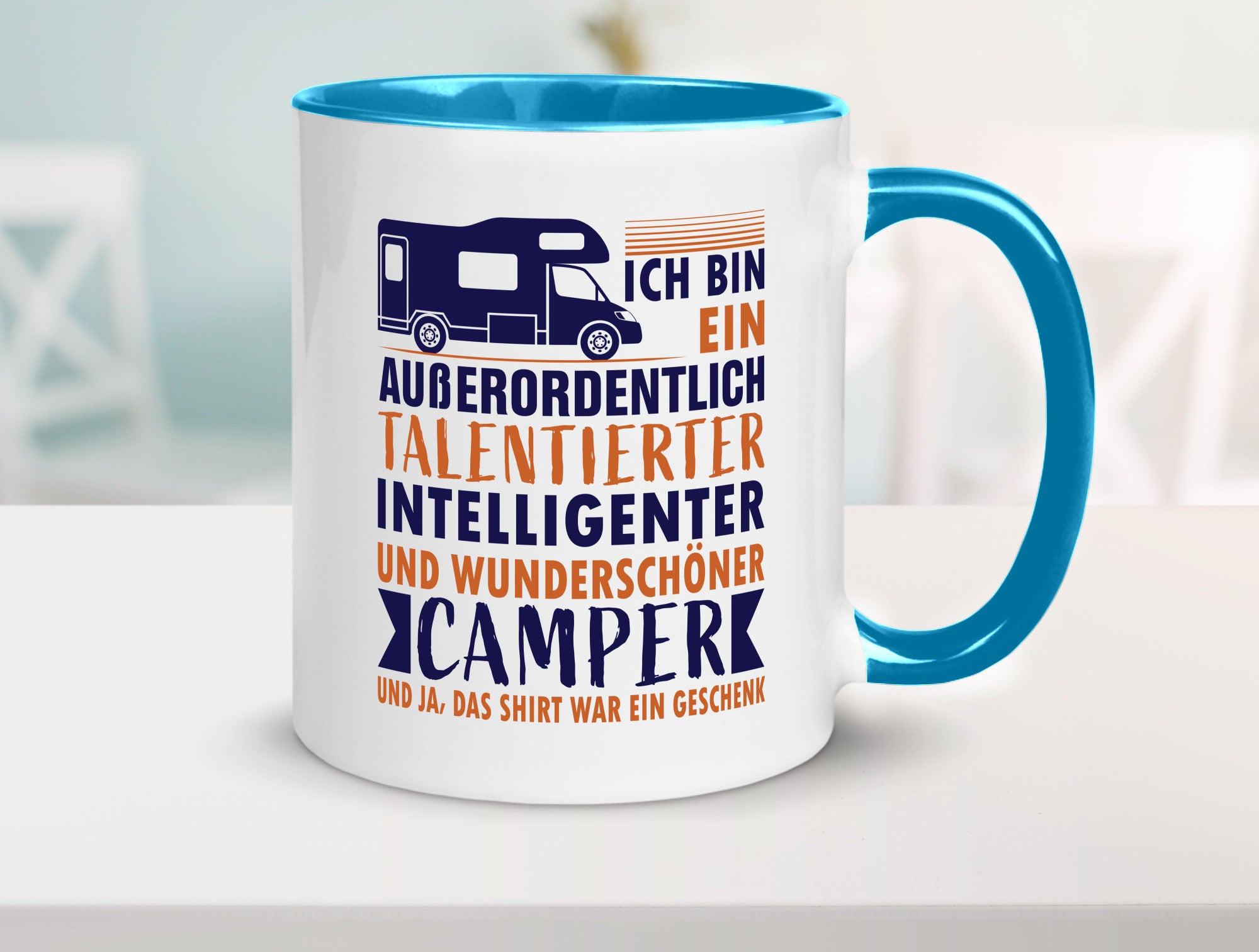 Talentierter | Intelligenter Wunderschöner Camper lustiger Spruch Geschenk
