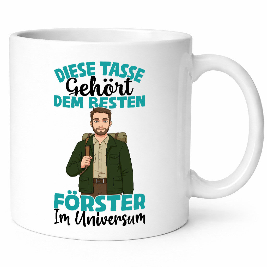 Im Universum: Förster | Forst Arbeit Geschenkidee Kollegen Büro Humor Tasse