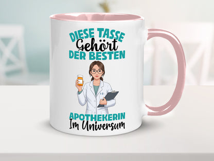 Im Universum: Apothekerin | Apotheke Pharmazie lustiger Spruch Geschenk Humor