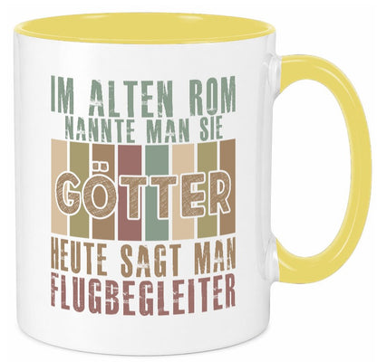 Heute sagt man: Flugbegleiter | Steward Flughafen Humor Geschenkidee Tasse