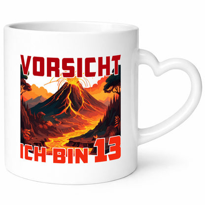 13. Geburtstag | 13 Jahre Vulkanausbruch Vulkan Humor Geschenkidee Tasse