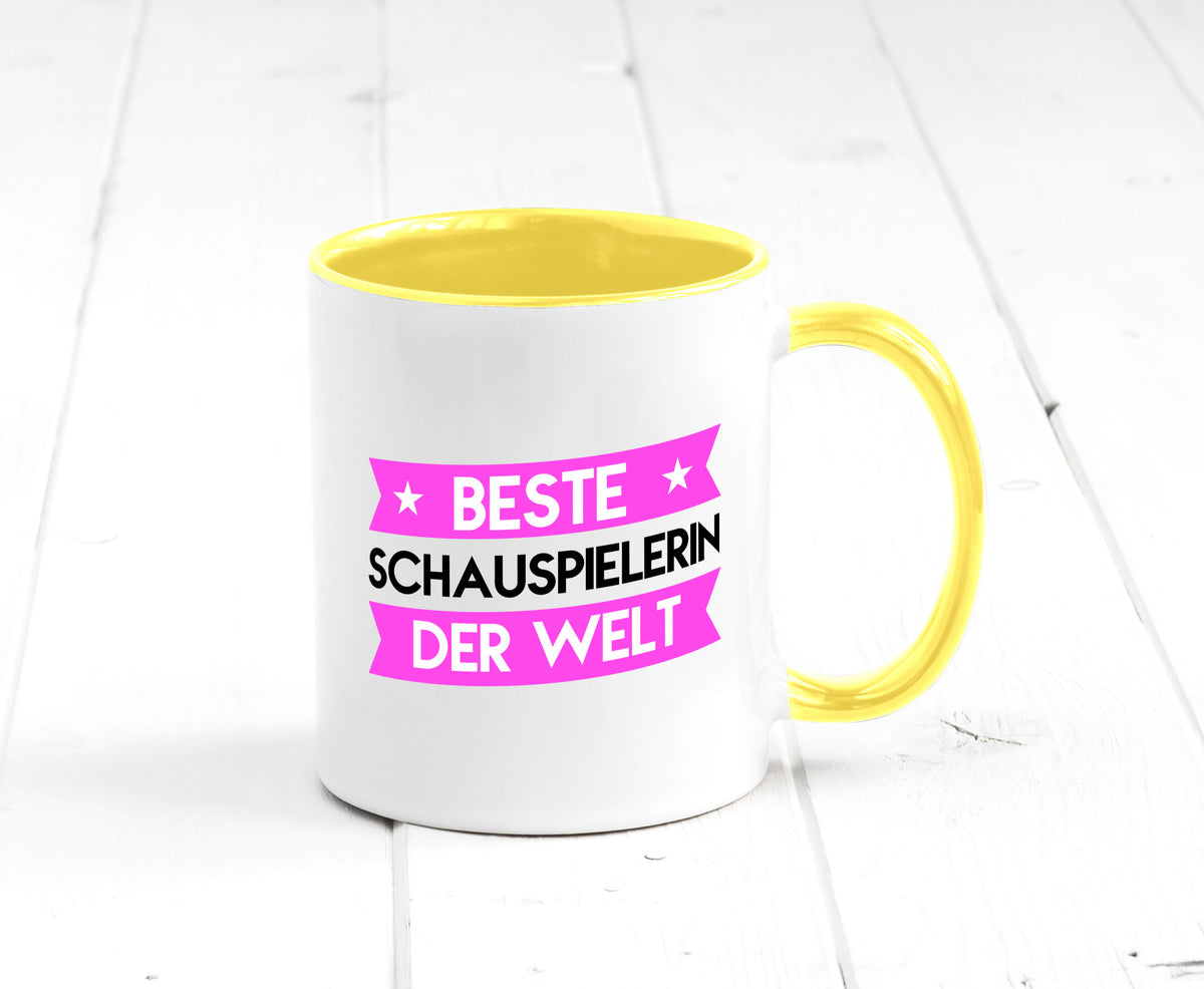 Beste Schauspielerin | Theater lustiger Spruch Geschenk Humor Geschenkidee Tasse
