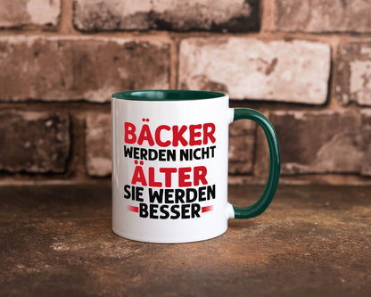 Bäcker werden nicht älter Sie besser lustig Humor Geschenkidee Geschenk Tasse