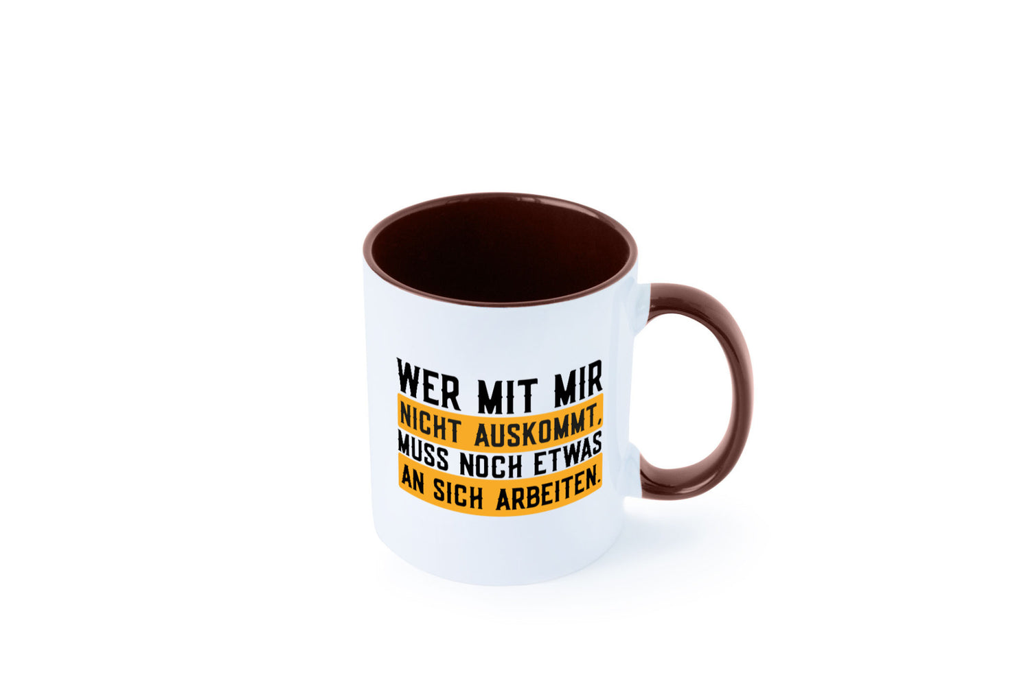 Wer mit mir nicht auskommt | Selbstbewusst lustiger Spruch Geschenk Humor