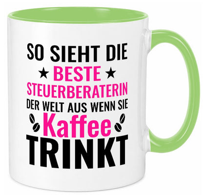 Kaffee trinkt: Steuerberaterin | Steuer Beratung lustig Humor Geschenkidee Tasse