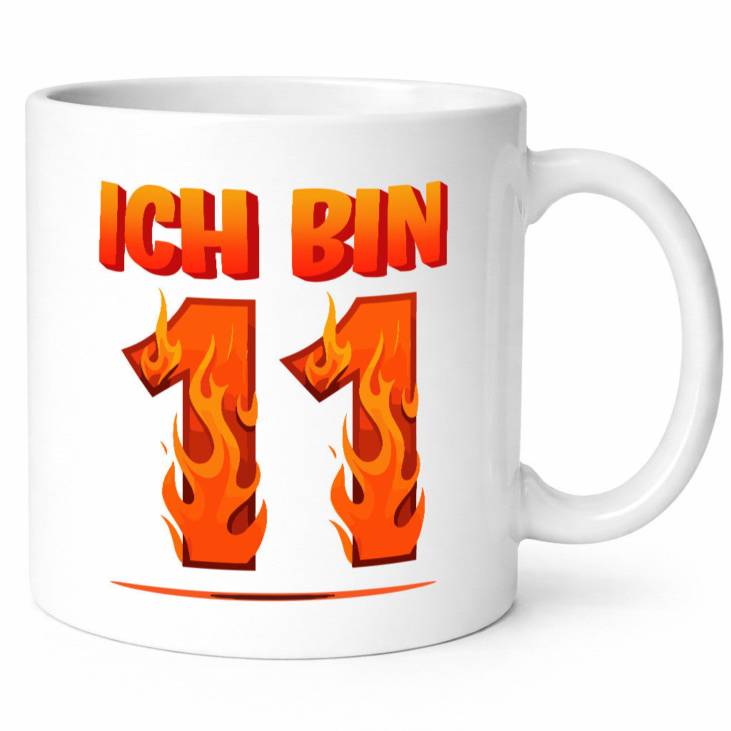 11. Geburtstag | 11 Jahre Drache Geschenk Geschenkidee lustiger Spruch Tasse