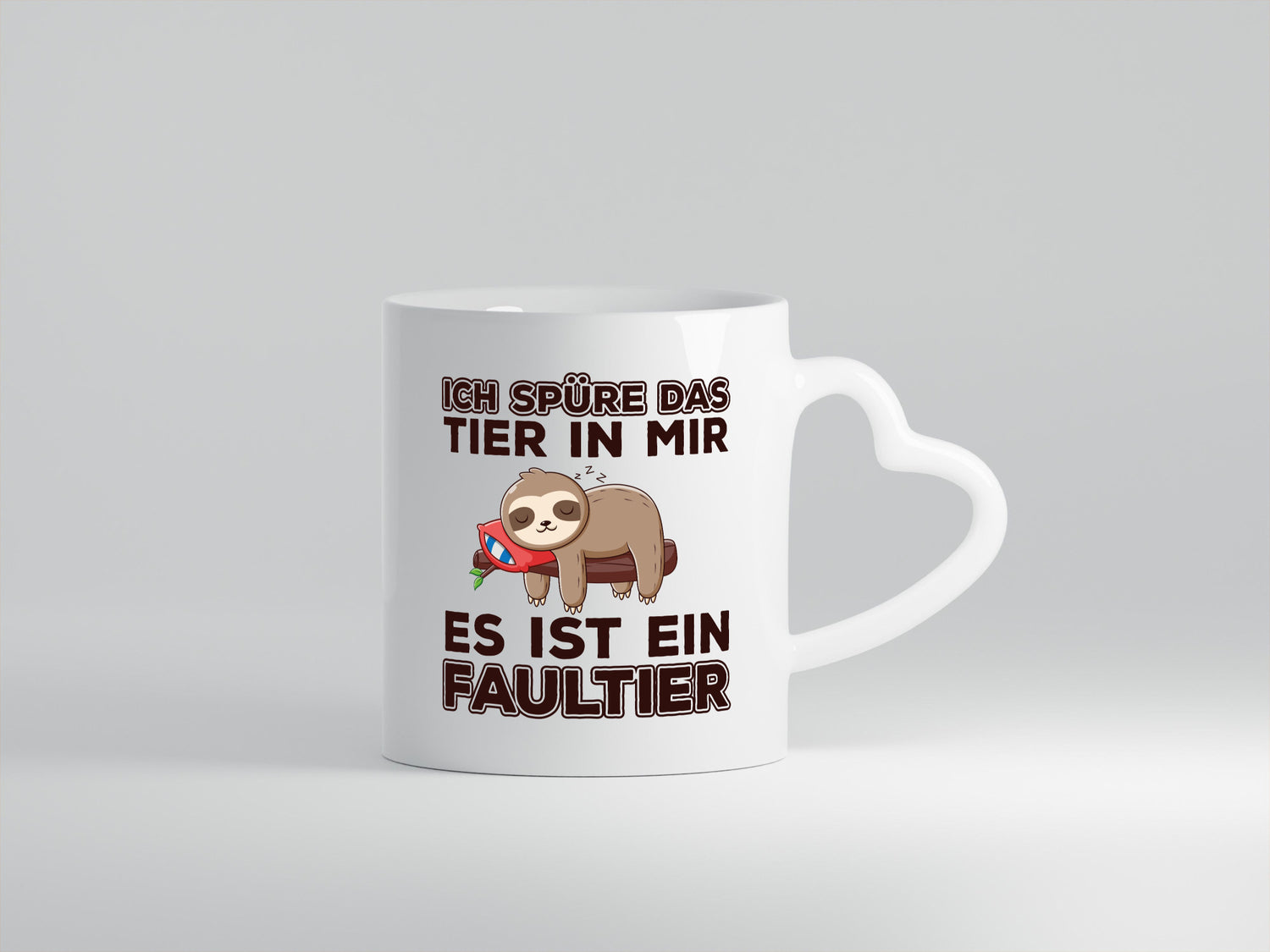 Faultier Spruch | Statement Tasse Morgenmuffel faul Humor Tierliebhaber