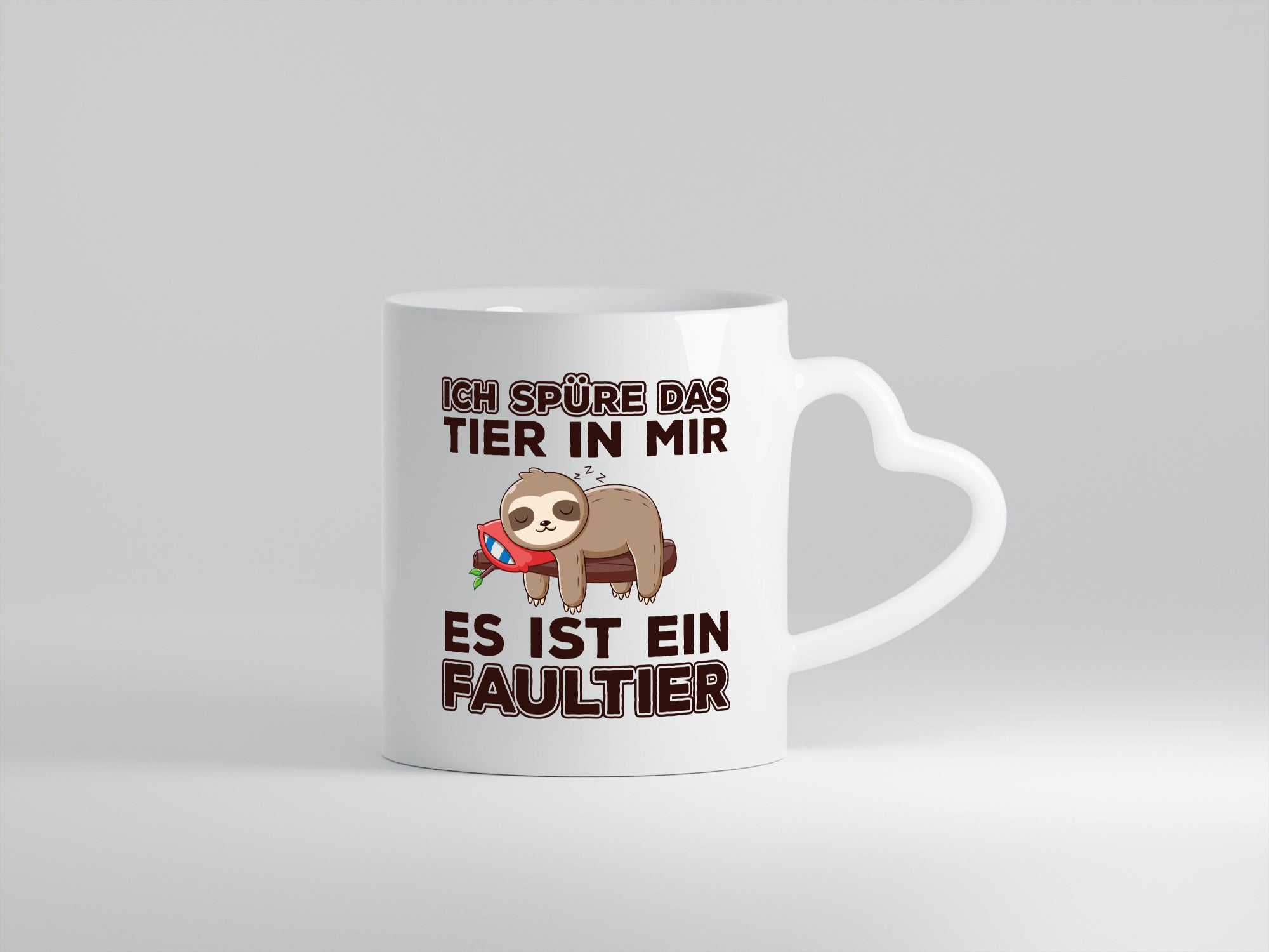 Faultier Spruch | Statement Tasse Morgenmuffel faul Humor Tierliebhaber