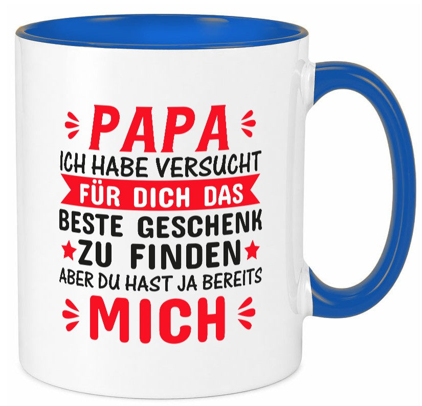 Bestes Geschenk für Papa | Vatertag Tasse Kinder Familie Geschenkidee lustiger