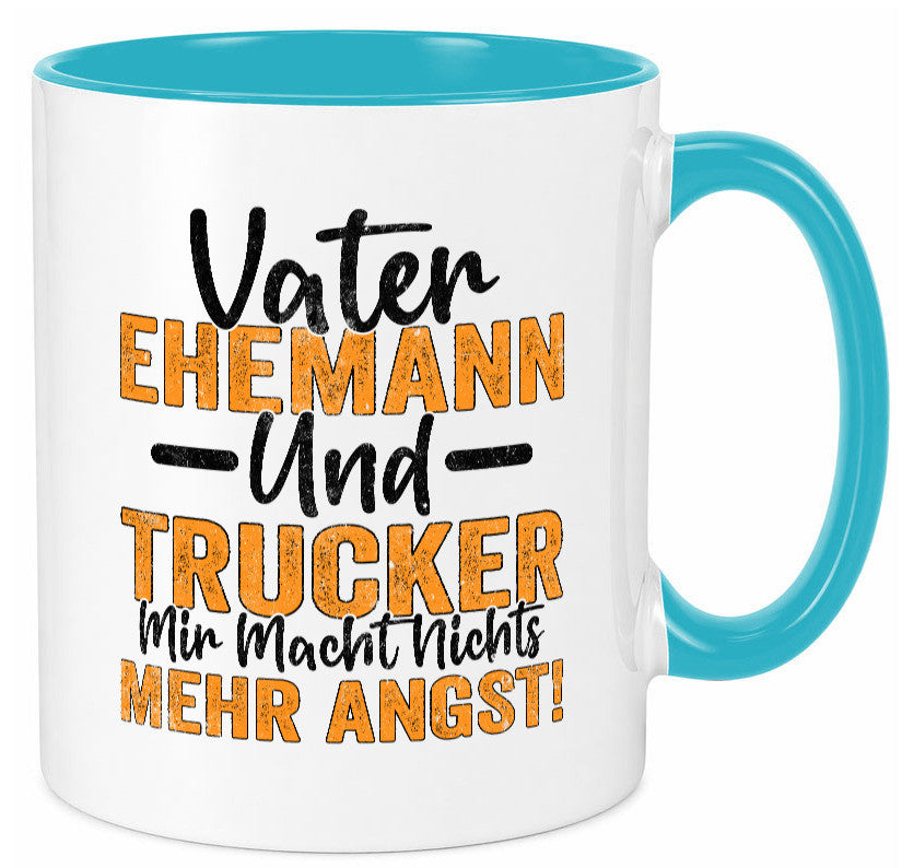Vater Ehemann Trucker | Driver LKW Fahrer v2 Geschenk Familie Geschenkidee Tasse