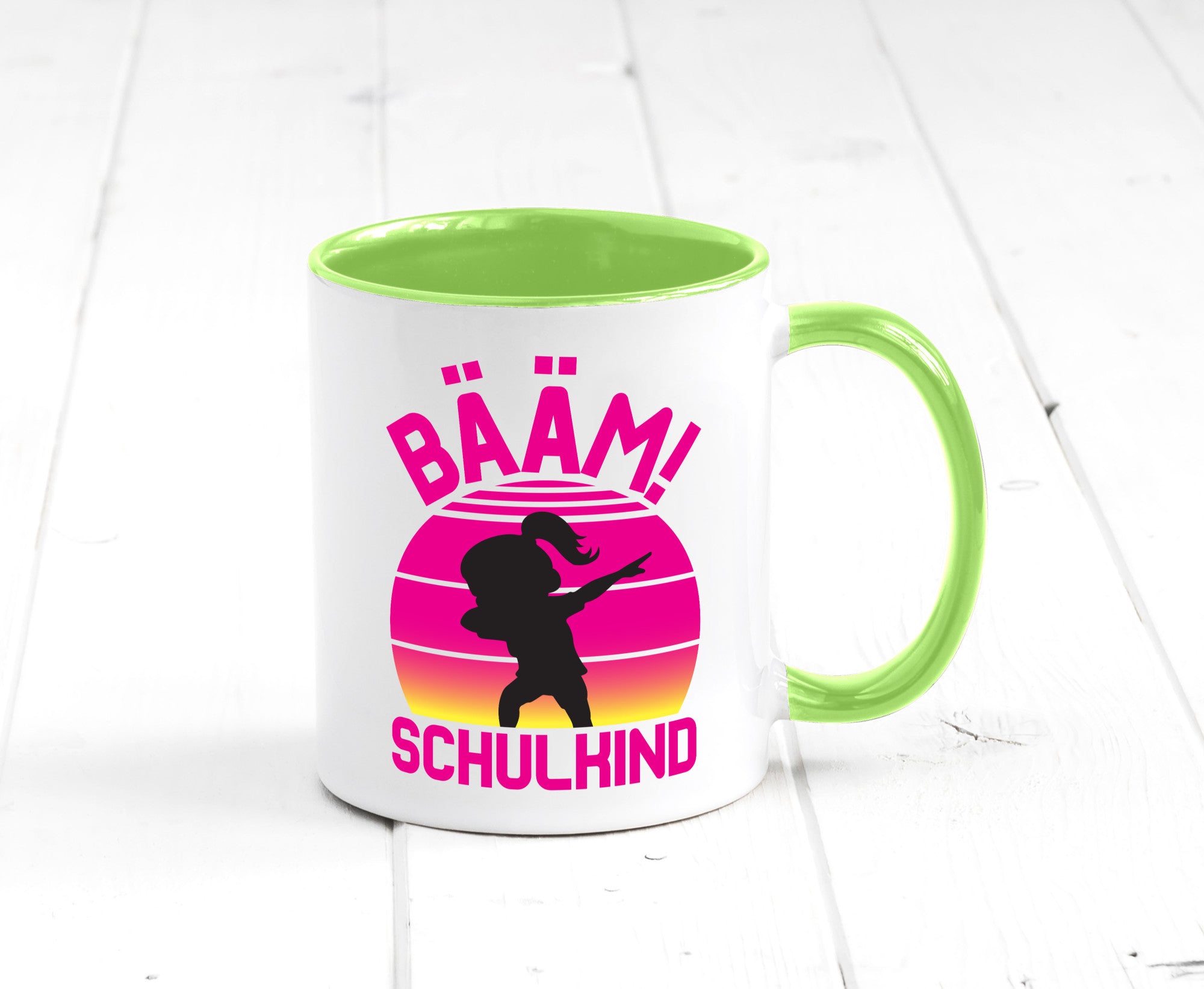 Bääm Schulkind | Einschuldung Schulanfang Geschenkidee Humor Tasse