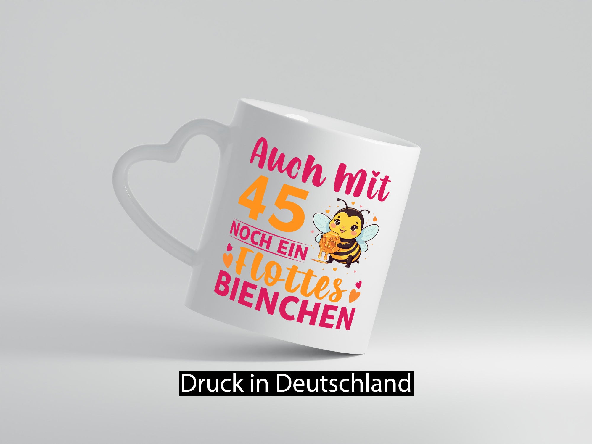 45. Geburtstag | Flottes Bienchen 45 Jahre lustig Geschenkidee Geschenk Tasse
