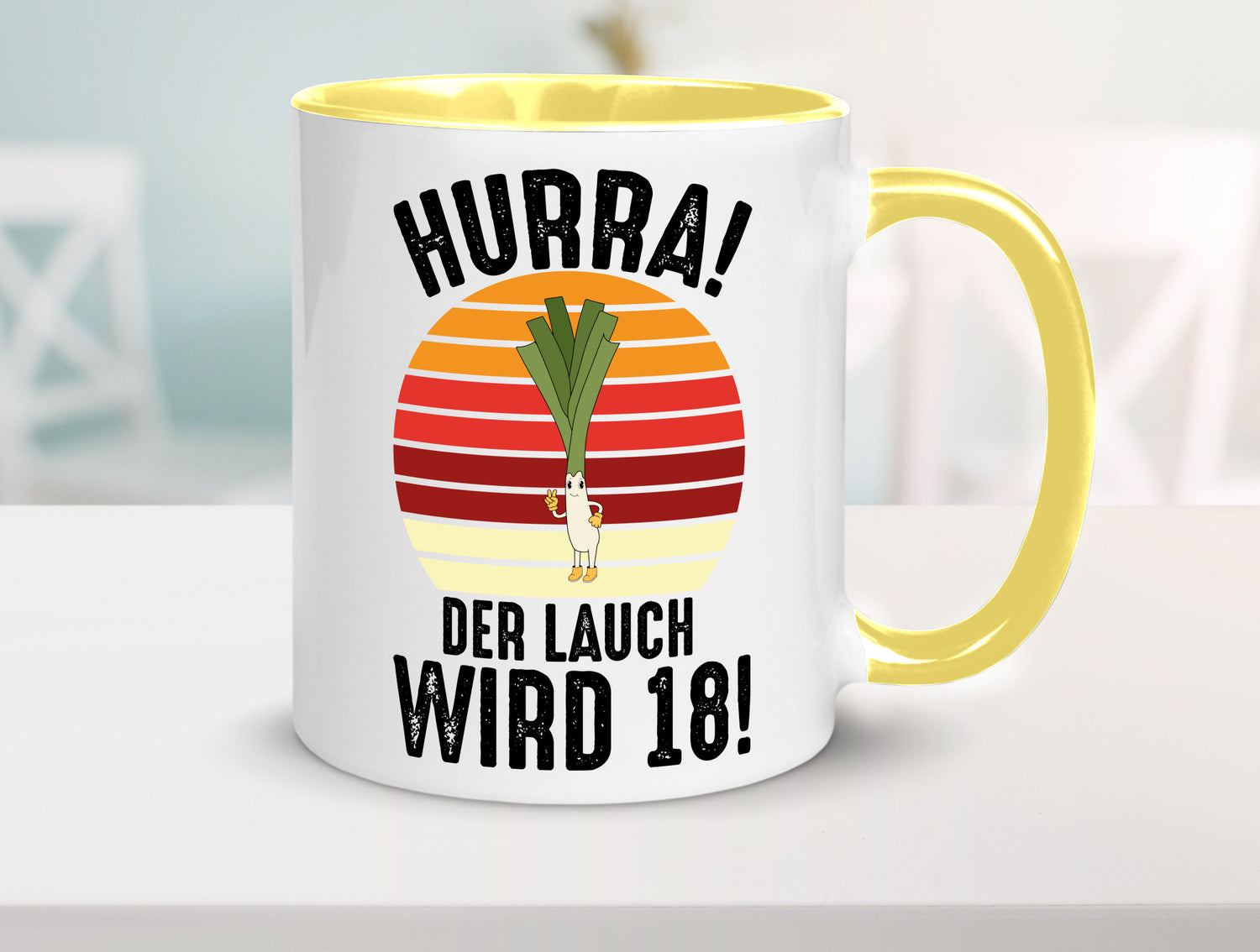 Hurra der lauch wird 18 | 18. Geburtstag Ehrentag lustiger Spruch Geschenk