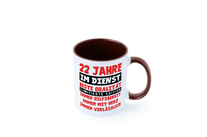 22 Jahre im Dienst | Jubiläum Arbeit v9 lustiger Spruch Geschenk Kollegen Büro