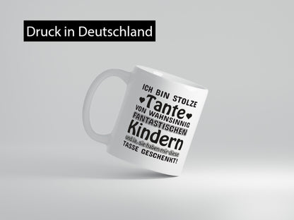 Stolze Tante | Spruch Tasse lustig Neffe Nichte lustiger Geschenk Humor