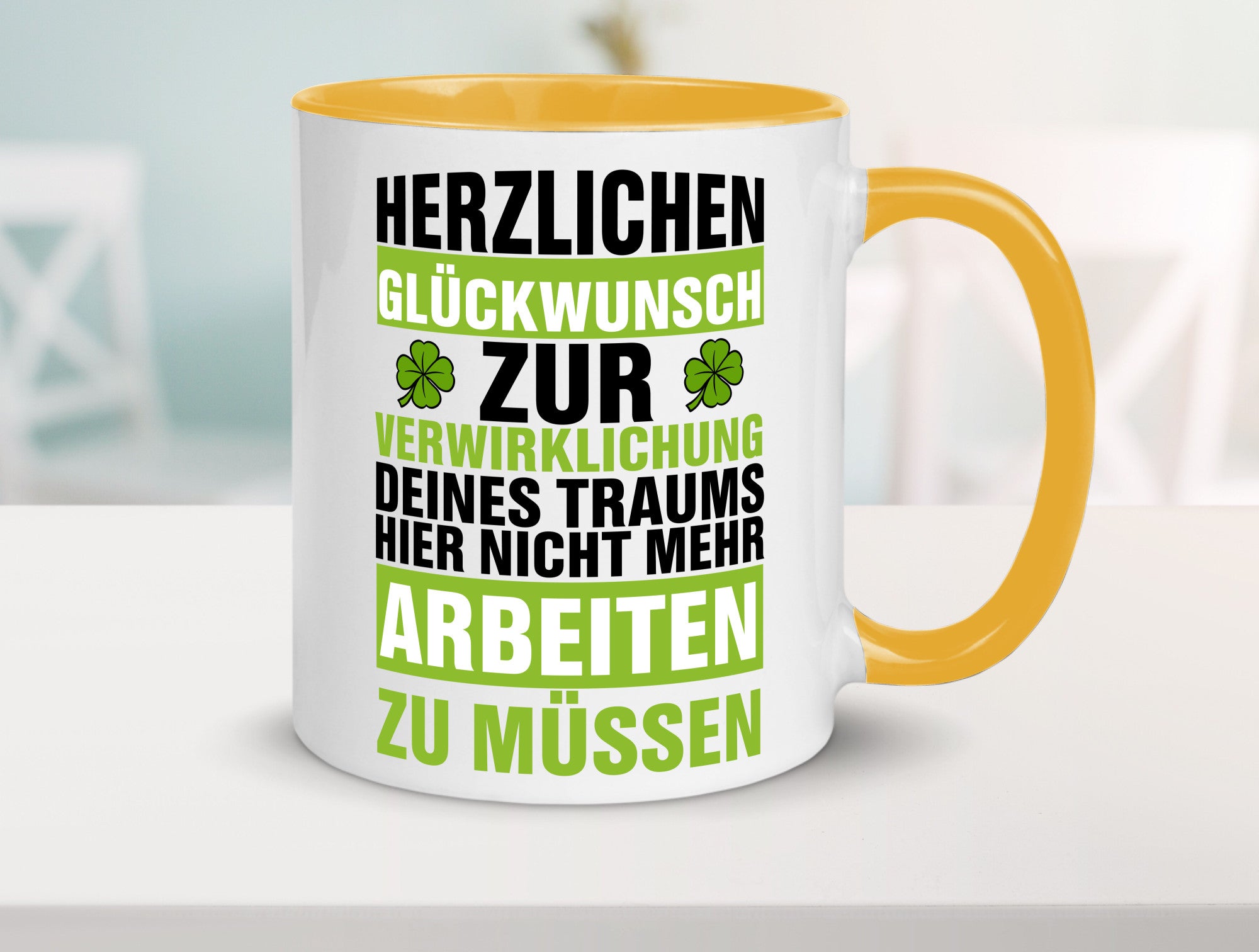 Verwirklichung deiner Träume | Stellenwechel Kollege Humor Arbeit Kollegen Büro