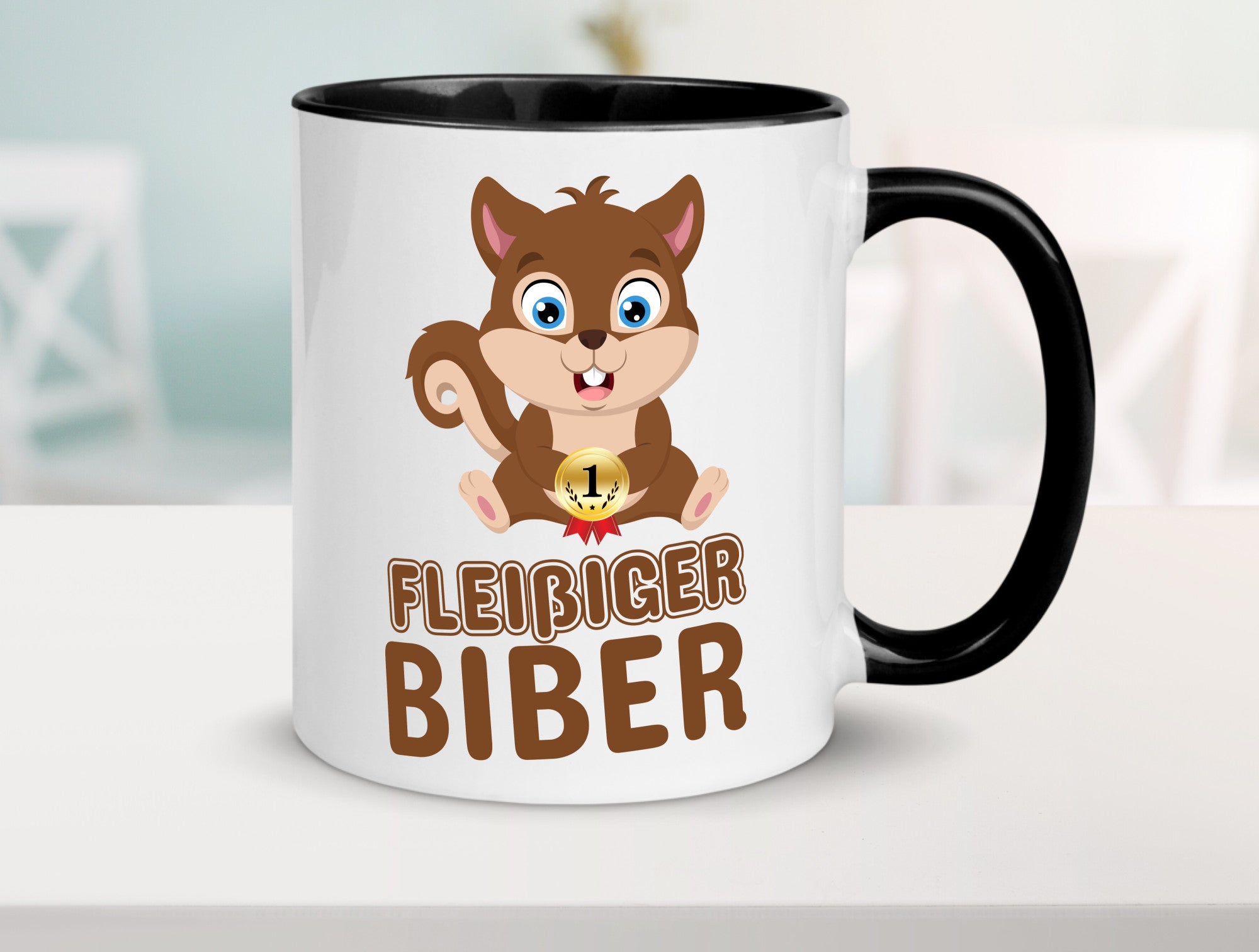 Fleißiger Biber | Motiv Tasse Kinder Geburtstag lustig Geschenkidee Geschenk