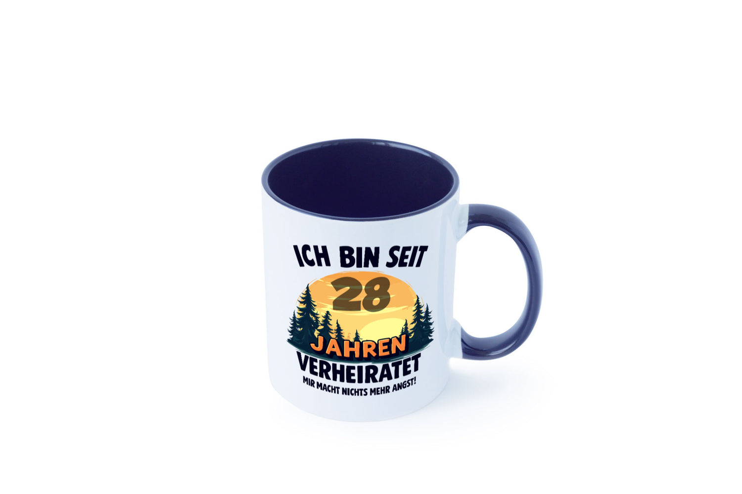 Ich bin Verheiratet | 28. Hochzeitstag Ehepaar v2 lustiger Spruch Geschenk