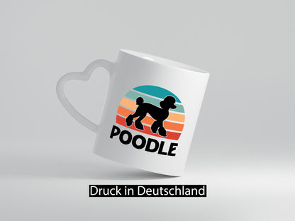 Poodle Vintage | Sunset Hundeliebhaber lustiger Spruch Geschenk Tierliebhaber