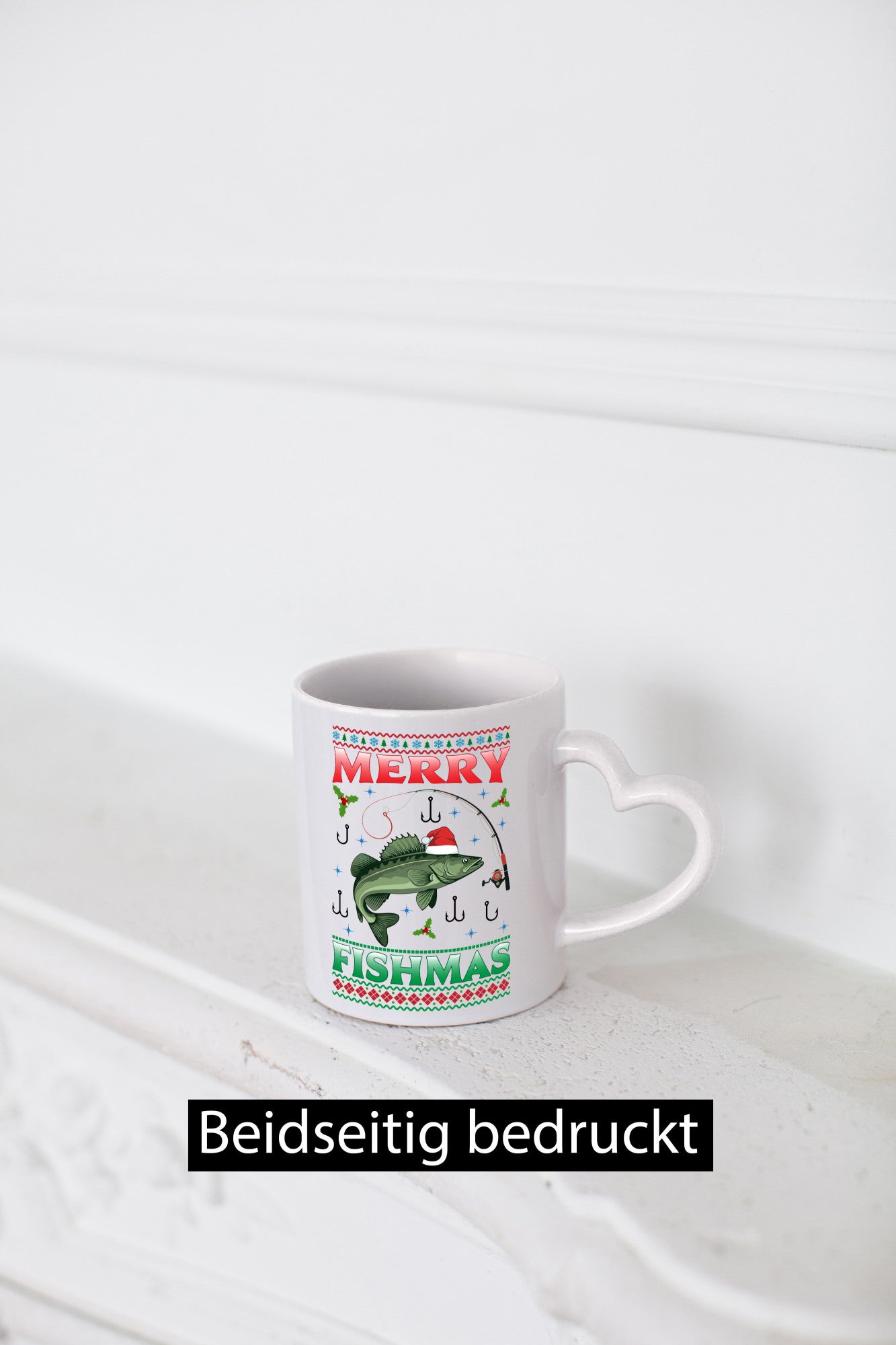 Merry Fishmas | Ugly Christmas Angler Angeln lustiger Spruch Geschenk Humor