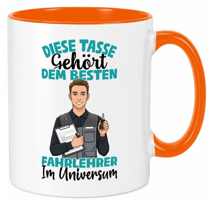Im Universum: Fahrlehrer | Fahrschule lustig Humor Geschenkidee Geschenk Tasse