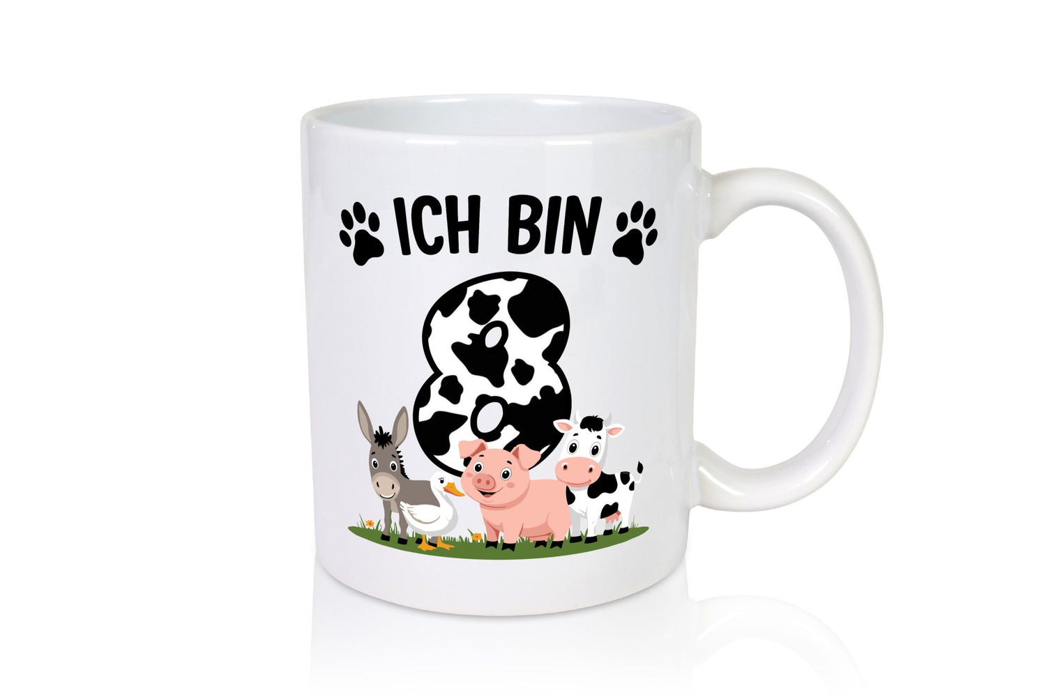 8 Geburtstag | Jahre Farmer Kind Geschenk Geschenkidee lustiger Spruch Tasse
