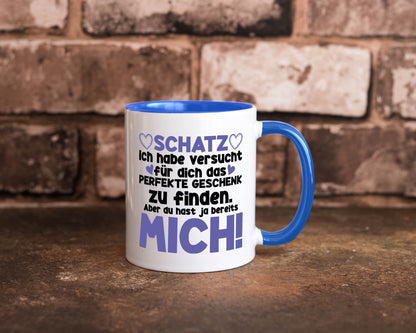 Schatz | Liebe Valentinstag Freund Freundin Herz Geschenkidee Humor Tasse