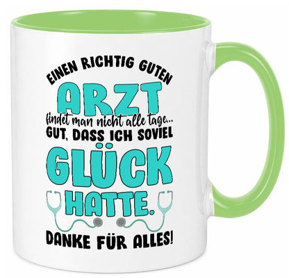 Richtig guter Arzt | Dankeschön Tasse Ärzte Spruch vl9 Humor Geschenkidee