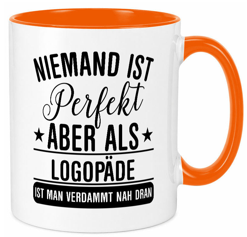 Verdammt nah dran: Logopäde | Sprachtherapie lustig Humor Geschenkidee Geschenk
