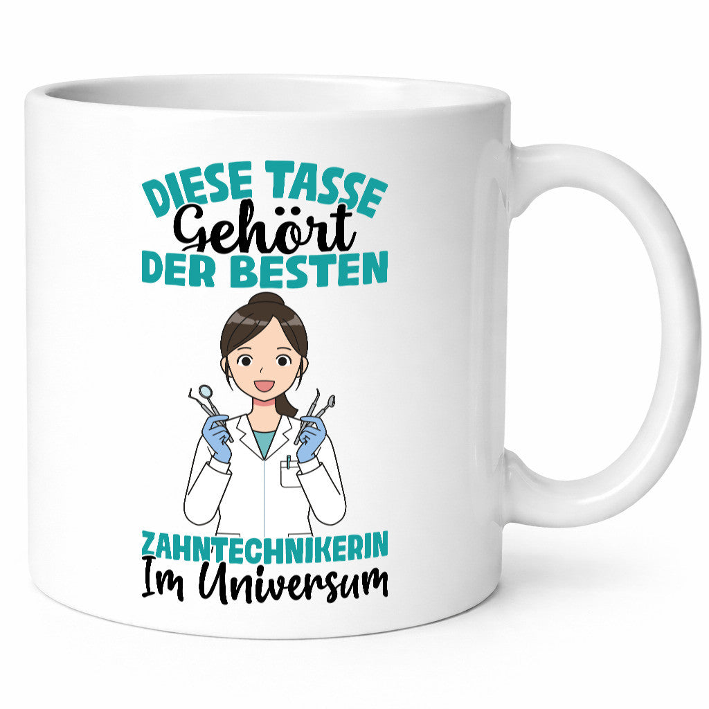 Im Universum: Zahntechnikerin | Zahnmedizin Humor Geschenkidee Tasse