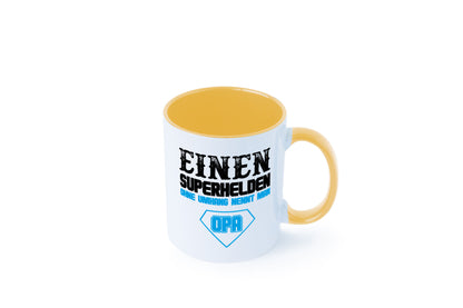 Superheld Opa Geschenk Familie Geschenkidee lustiger Spruch Tasse