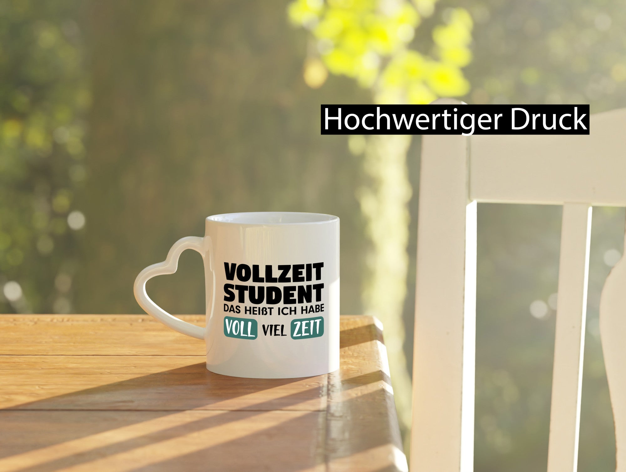 Vollzeit Student | Studium Tasse Uni Witz Ersti lustiger Spruch Geschenk Humor